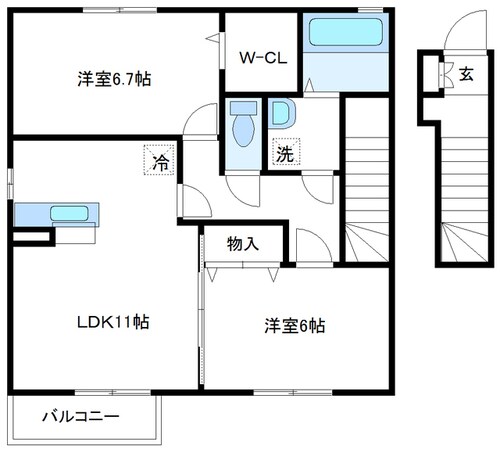 スターライトの物件間取画像